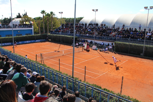 Circolo Tennis Maglie (Lecce) - campo coperto  terra battuta clay argilla